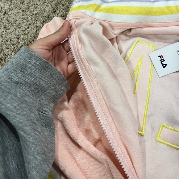 Fila Sabina Women's Light Pink Jacket - Picture 4 of 5